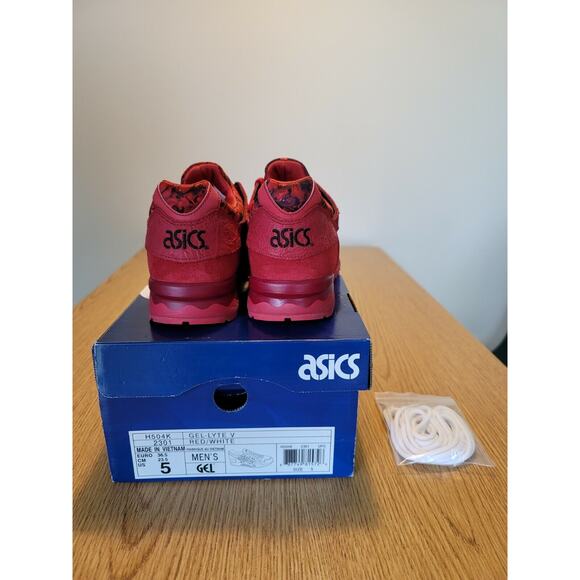 Asics gel lyte 5 V romance valentine\'s red sz 5 GLV GL5 main image 5